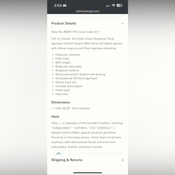 Heski Liliana White Sequin Midi Dress with Rose Appliqué - Picture 9 of 15